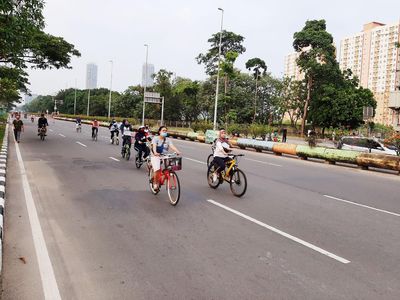 Potret CFD di Jalan Benyamin Sueb Kemayoran