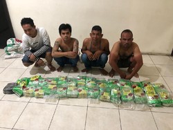 Selundupkan Sabu Lewat Jalur Laut, 4 Pria Ini Ditangkap BNN