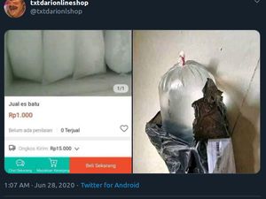 Viral Es Batu Dijual Online, Netizen: Kurirnya Harus Elsa Frozen! Viral Es Batu Dijual Online, Netizen: Kurirnya Harus Elsa Frozen!