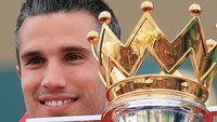 Robin Van Persie dijual Arsenal ke Manchester United di tahun 2012. Tiga tahun berseragam Setan Merah, pemain asal Belanda itu pernah sekali menang titel Liga Inggris (Getty Images)