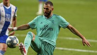 Gol Casemiro dicetak berkat assist Karim Benzema.
