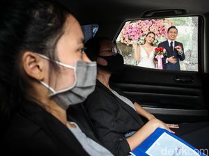 Seperti Ini Lho Simulasi Wedding Drive-Thru di Tangerang
