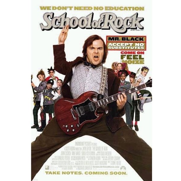 Film yang dirilis tahun 2003 ini menceritakan seorang guru yang ingin membentuk grup band rock untuk para muridnya.