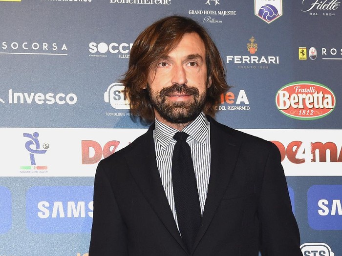 MILAN, ITALY - DECEMBER 03:  Andrea Pirlo attends the Oscar Del Calcio AIC Italian Football Awards on December 3, 2018 in Milan, Italy.  (Photo by Pier Marco Tacca/Getty Images)