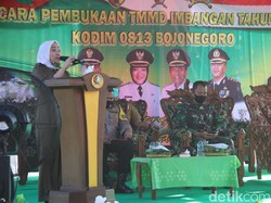 Bupati Bojonegoro Resmikan TMMD Imbangan Tahun 2020