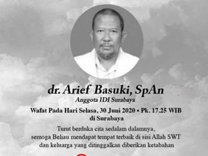 Dokter RS Haji Surabaya Meninggal Terpapar COVID-19 Dokter RS Haji Surabaya Meninggal Terpapar COVID-19