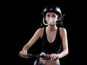 Pesepeda Tak Perlu Hirup Asal Knalpot di Jalan Pakai Alat Ini