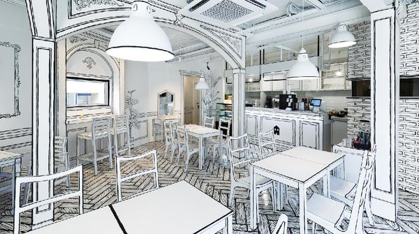 Unik! Desain Kafe di Korea Ini Seperti Kartun 2 Dimensi Gaes
