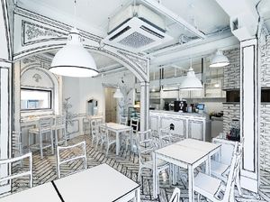 Unik! Desain Kafe di Korea Ini Seperti Kartun 2 Dimensi Gaes