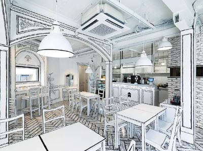 Unik! Desain Kafe di Korea Ini Seperti Kartun 2 Dimensi Gaes