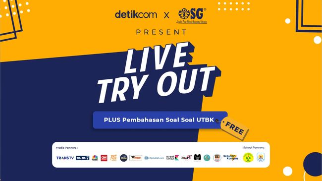 Live Try Out Online detikcom Sudah Dimulai, Ini Tahapan Tiap Sesinya Live Try Out Online detikcom Sudah Dimulai, Ini Tahapan Tiap Sesinya