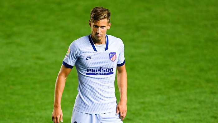 PAMPLONA, SPAIN - JUNE 17: during the Liga match between CA Osasuna and Club Atletico de Madrid at El Sadar on June 17, 2020 in Pamplona, Spain. (Photo by David Ramos/Getty Images)