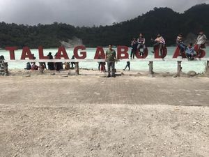 Perjalanan Mengasyikkan ke Kawah Talaga Bodas Garut Seusai PSBB