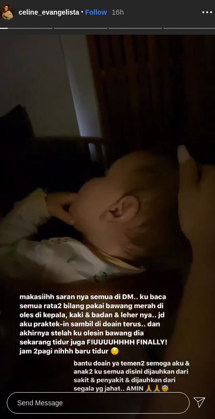 Anak Celine Evangelista