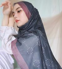 pashmina bahan chiffon