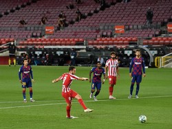 Sengit! Barcelona Vs Atletico Imbang 1-1 di Babak Pertama