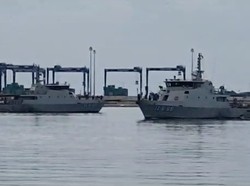 Dua Kapal Perang Baru Buatan Indonesia Perkuat Laut Makassar