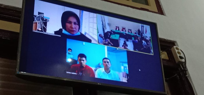 Ekspresi Zuraida saat dengan vonis mati (Ahmad Arfah-detikcom)