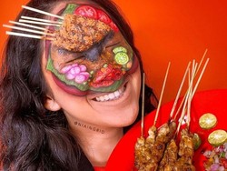 5 Kuliner Indonesia Ini Jadi Ide Face Painting yang Menarik