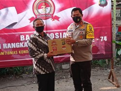 Hari Bhayangkara, Kapolda Metro Beri Bantuan di Asrama Polri Petamburan