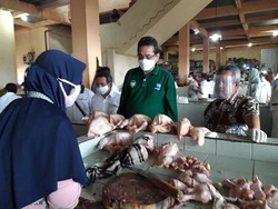 Cek Pasar di Boyolali, Mendag Wanti-wanti Protokol Corona