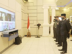 Bima Arya Apresiasi Upacara HUT Bhayangkara ke-74 yang Digelar Online