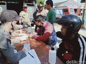 Terciduk Razia Masker di Klaten, 67 Orang Kena Setrap