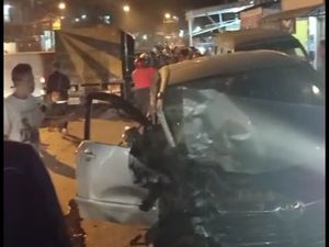 Tabrakan Beruntun di Cileunyi, Dua Orang Mengalami Luka Ringan
