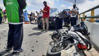 Tabrakan Motor Vs Mobil di Jogja