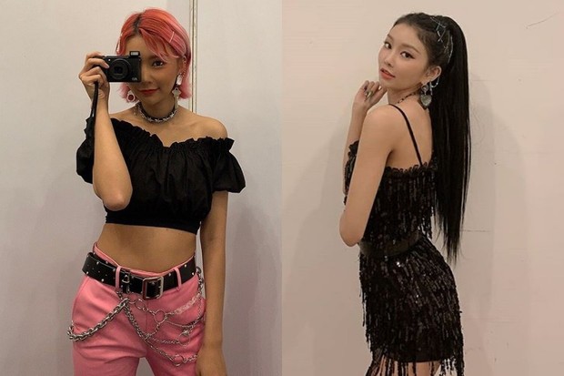 salah satu gaya rambut idol yang curi perhatian saat comeback, rambut panjang Hyebin MOMOLAND untuk album 'Thumbs Up!' pada 2019
