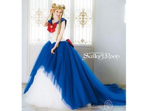 Gaun Pengantin Sailor Moon untuk yang Ingin Menikah dengan Kekuatan Bulan