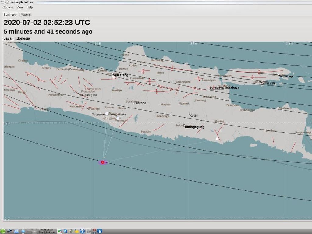 Gempa 3,6 SR Guncang Barat Daya Gunungkidul DIY Gempa 3,6 SR Guncang Barat Daya Gunungkidul DIY