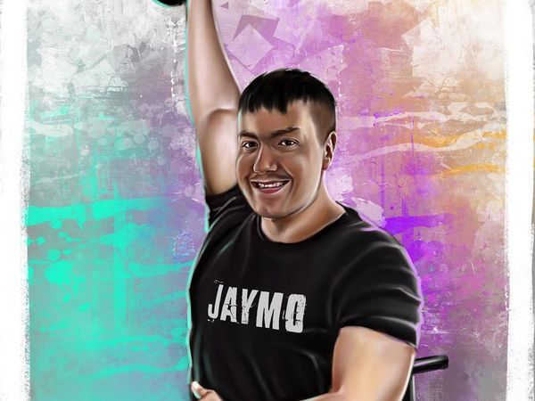 7 Potret Inspiratif Pria Penderita Lumpuh Otak yang Jadi Instruktur Gym