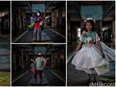 Keren! Warga Pinggiran Ibu Kota Olah Sampah Plastik Jadi Rupiah