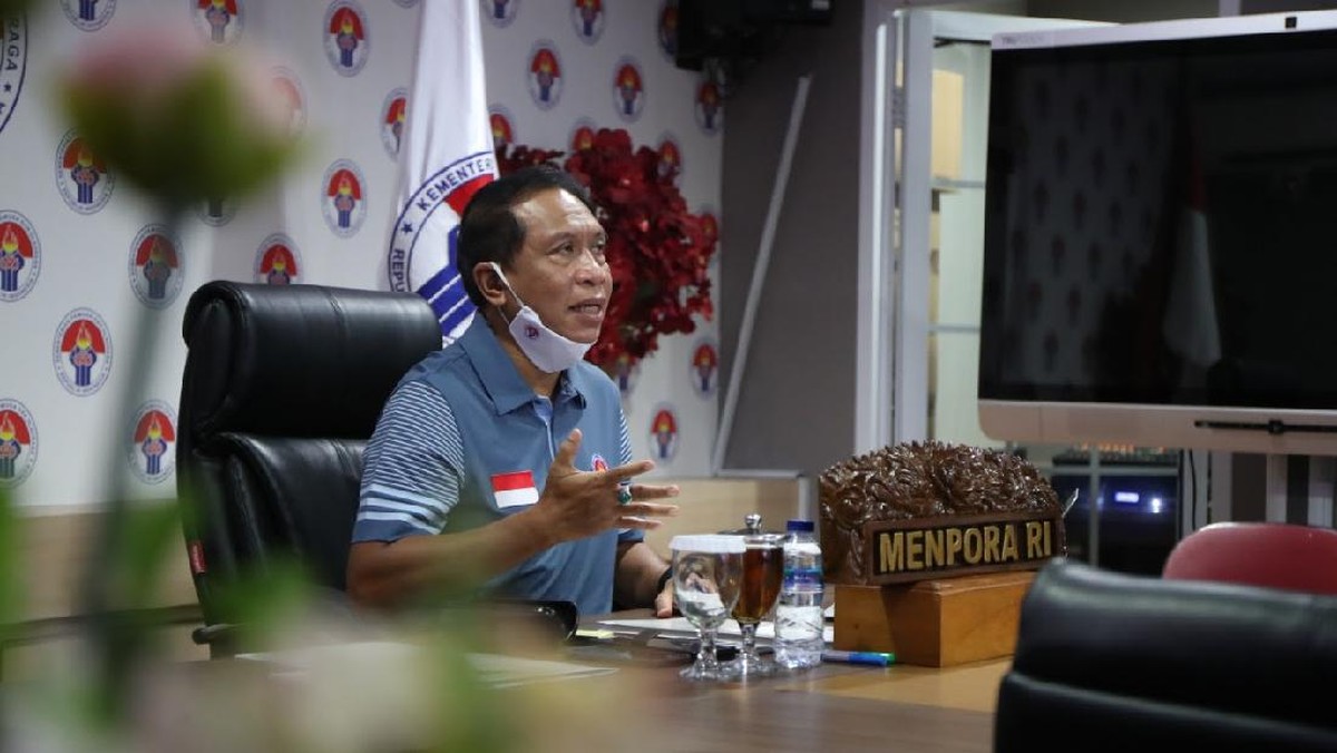 Menpora Zainudin Amali sudah menerima proposal Piala Dunia U-20 2021 dari PSSI. (Foto: Dok. Kemenpora)