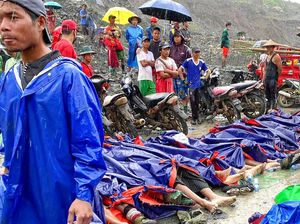 Ratusan Orang Tewas Akibat Longsor di Tambang Batu Giok Myanmar