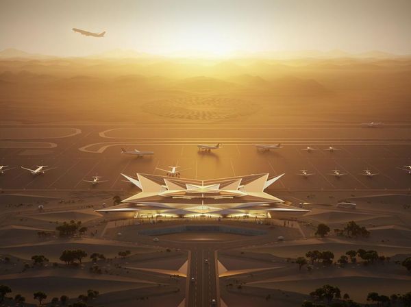 Calon Bandara Mewah Fatamorgana di Timur Tengah