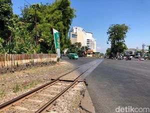 Jalur Rel Wonokromo Diperbaiki, Jalan Mayangkara Ditutup 10 Hari
