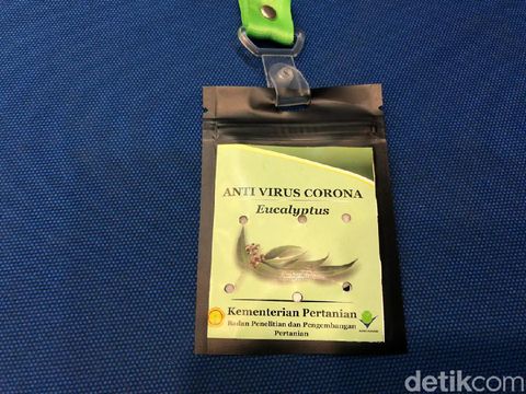 Kalung 'antivirus' Corona (Vadhia Lidyana-detikcom)