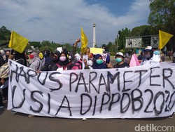 Aksi di Taman Pandang, Ortu Tuntut PPDB DKI Jalur Zonasi Diulang