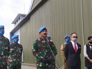 Pelda Anumerta Rama Gugur di Kongo, Panglima TNI Evaluasi Taktis di Lapangan Pelda Anumerta Rama Gugur di Kongo, Panglima TNI Evaluasi Taktis di Lapangan
