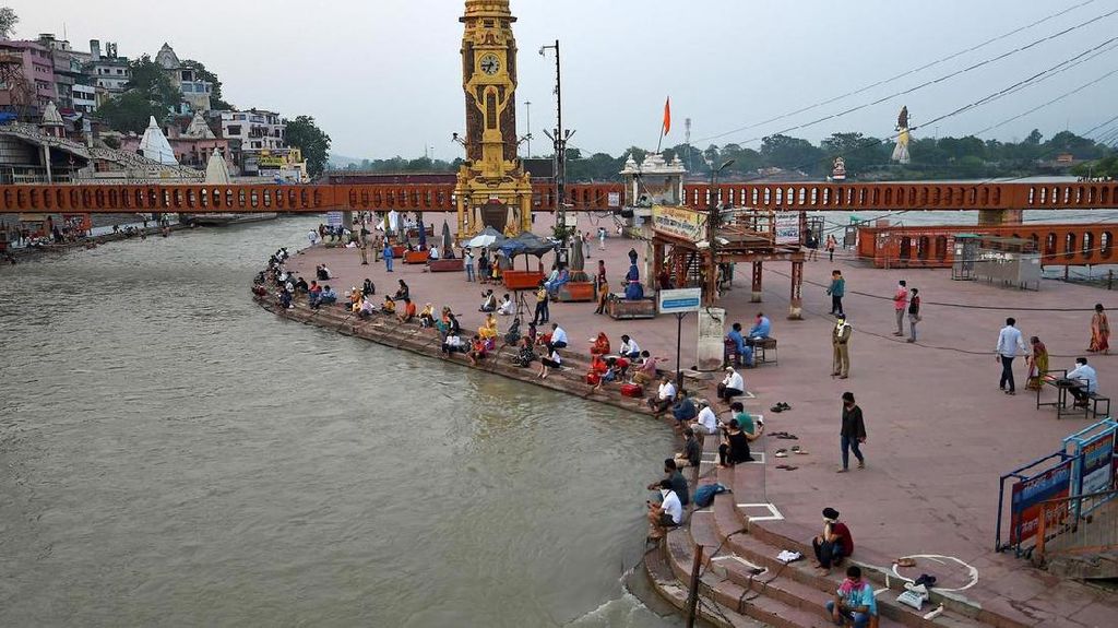 Foto: Sungai Gangga yang Sepi Foto: Sungai Gangga yang Sepi