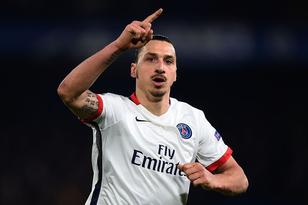 FERRARA, ITALY - JULY 01: Zlatan Ibrahimovic of AC Milan against an empty stand with Covid-19 restrictions still in place during the Serie A match between SPAL and AC Milan at Stadio Paolo Mazza on July 1, 2020 in Ferrara, Italy. (Photo by Chris Ricco/Getty Images)