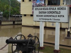 Polres Gorontalo Kota Kebanjiran, 31 Tahanan Dipindahkan