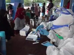 Jadi Syarat Daftar Kampus, Ratusan Mahasiswa di Kendari Ikut Rapid Test