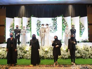 Simulasi Resepsi Pernikahan di Banyuwangi Digelar Selama Transisi New Normal Simulasi Resepsi Pernikahan di Banyuwangi Digelar Selama Transisi New Normal