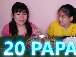 Mukbang Petai, YouTuber Ini Habiskan 20 Papan hingga 2 Kg Petai!