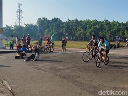 Marak Goweser Abaikan Protokol Kesehatan di Alun-alun Jombang