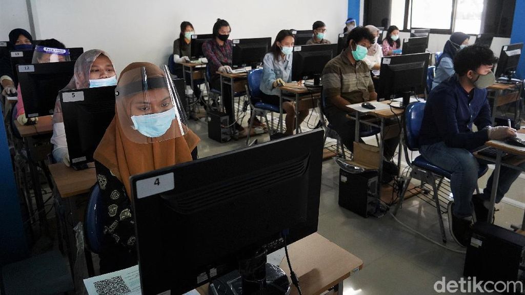 Begini Penerapan Protokol Kesehatan Saat UTBK di UNJ Begini Penerapan Protokol Kesehatan Saat UTBK di UNJ