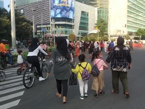 Bundaran HI yang Tetap Jadi Idaman Meski CFD Ditiadakan